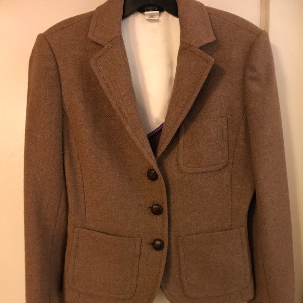 J. Crew 100% Wool Schoolboy Blazer Sz 2